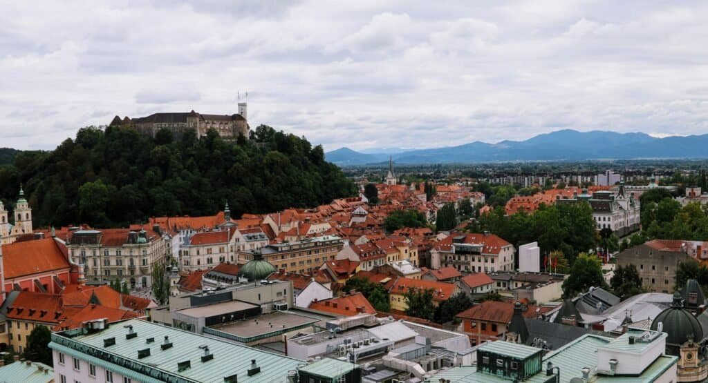 Ljubljana Castle Slovenia Alpine