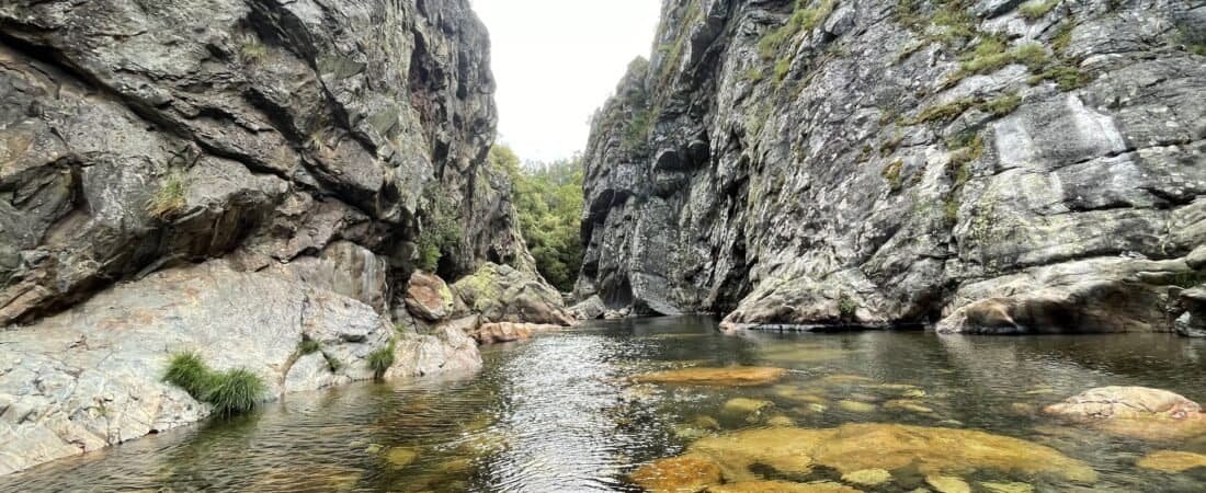 River Beach and Easy Hiking Trail in Portugal