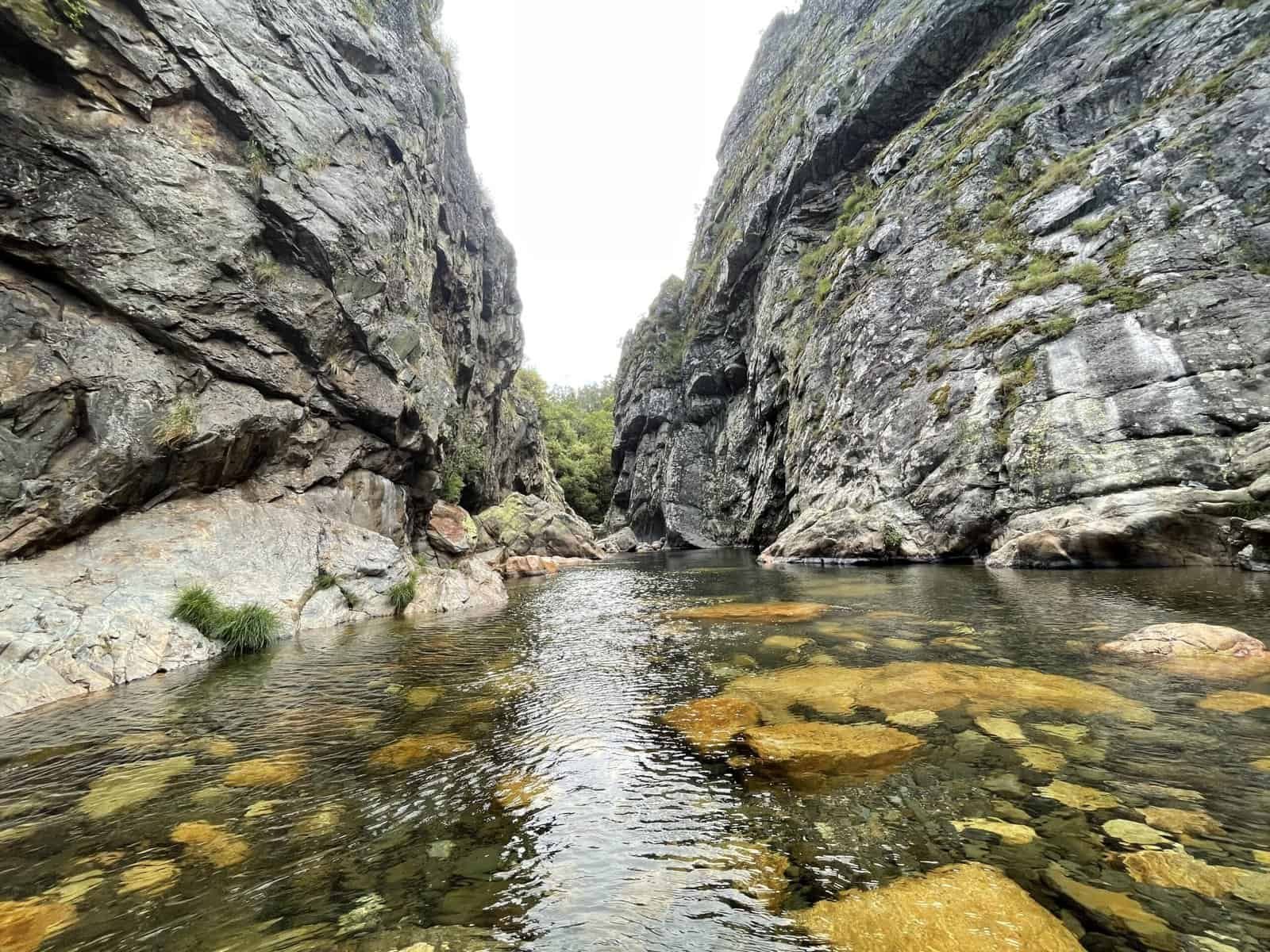 River Beach and Easy Hiking Trail in Portugal